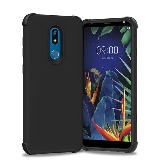 GSA Rubberized Shockproof Hybrid Case for LG K40, Harmony 3 Black