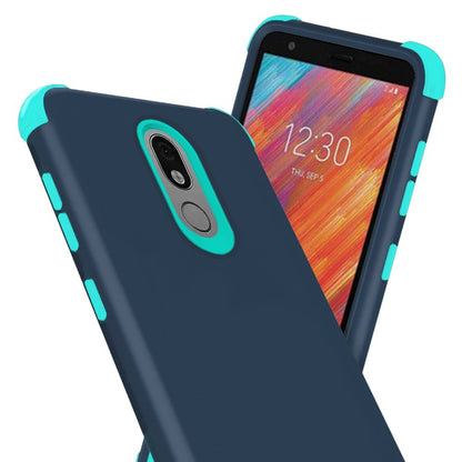 GSA Rubber Hybrid Case For LG Aristo 4 Plus/LG Escape+/K30 2019 Blue/Teal