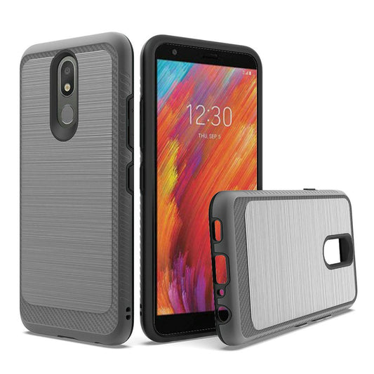 GSA Brushed Case Edge For LG Aristo 4 Plus/LG Escape+/Tribute Royal Gray
