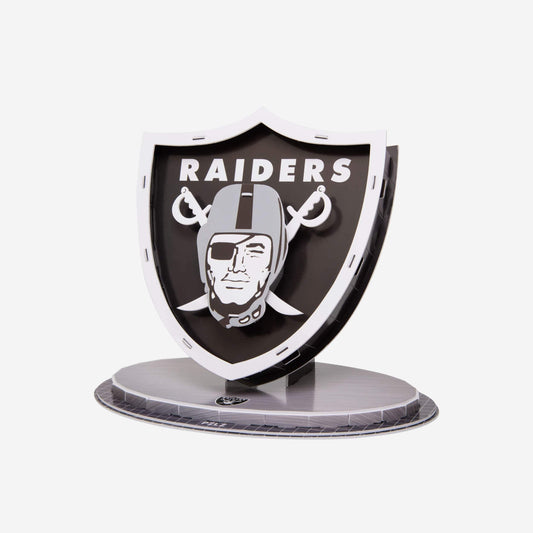 FOCO NFL Las Vegas Raiders PZLZ 3D Paper Model Puzzle Kit - Team Logo