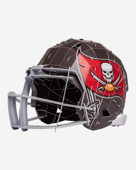 FOCO NFL Tampa Bay Buccaneers PZLZ 3D Paper Model Puzzle Kit - Helmet