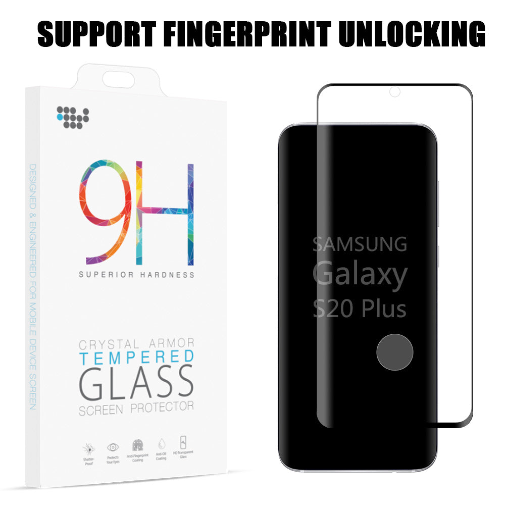 GSA 9H Tempered Glass for Samsung Galaxy S20 Plus (6.7") BLACK BORDER