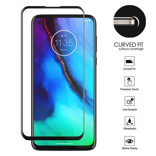 GSA Black Boarder Tempered Glass for Moto G Stylus 2020 XT2043  2 in PKG