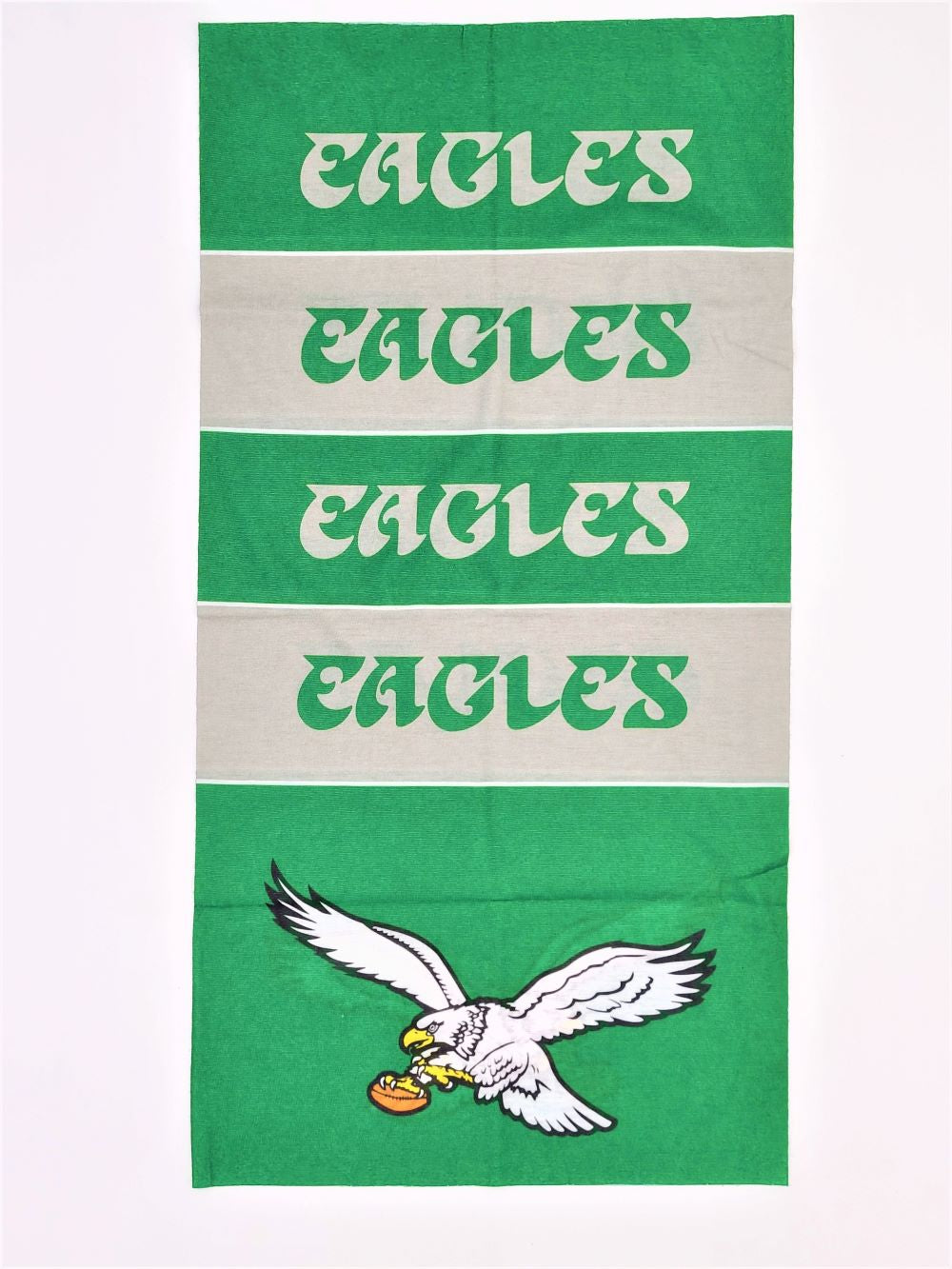 LE NFL Philadelphia Eagles Retro Superdana Bandana Neck Gaiter 10"X19"