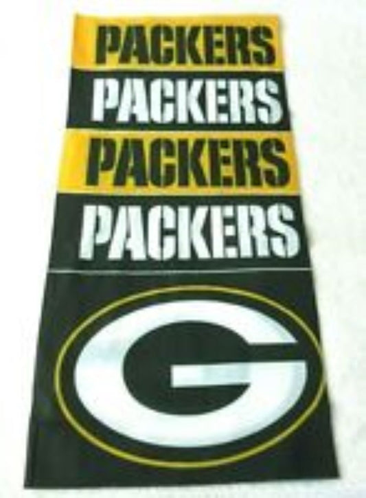 LE NFL Green Bay Packers Bandana Superdana Neck Gaiter 10"x19"