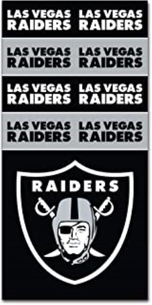LE NFL Las Vegas Raiders Superdana Bandana Neck Gaiter 10"X19"