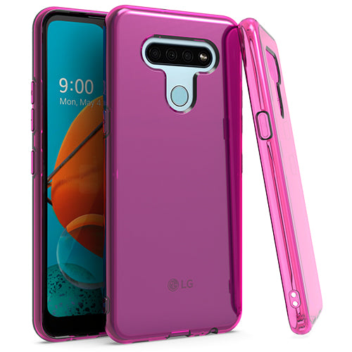 GSA Slim Flexible Candy Case for LG K51 - Hot Pink