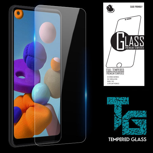 GSA Tempered Glass  For Samsung Galaxy A21 - Clear Quantity of 2