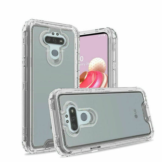 GSA Snap-On 3-in-1 Bumper Case for LG Aristo 5, Phoenix 5 - Clear