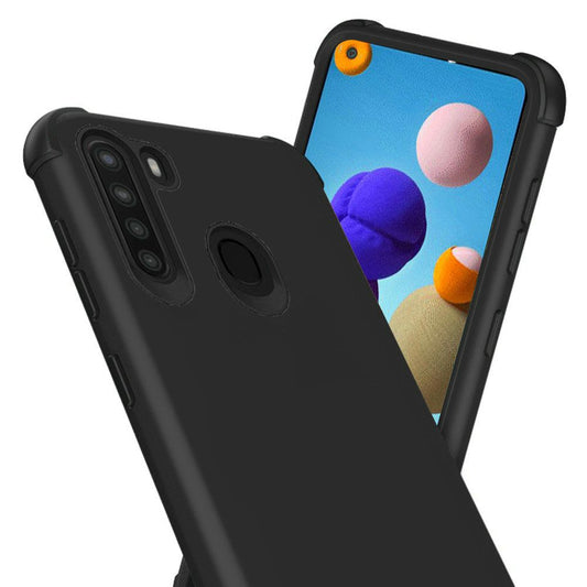 GSA Tough Shockproof Hybrid Case for Samsung Galaxy A21 - Black