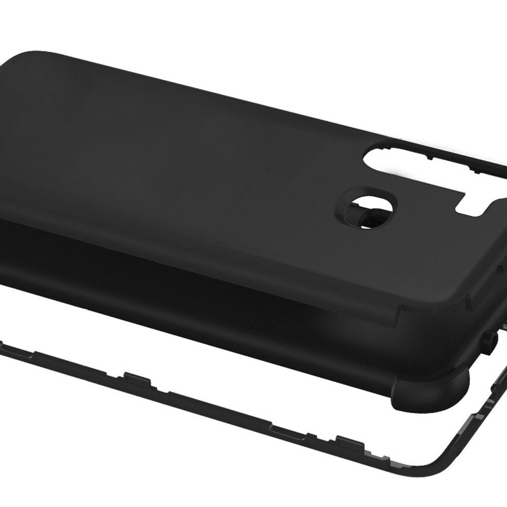 GSA Tough Shockproof Hybrid Case for Samsung Galaxy A21 - Black