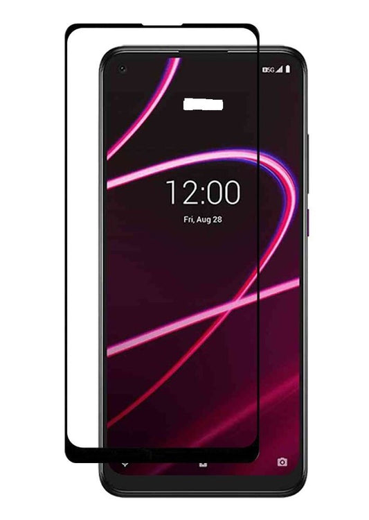 GSA Black Edged Tempered Glass For T Mobile REVVL 5G, T790 Two Pack