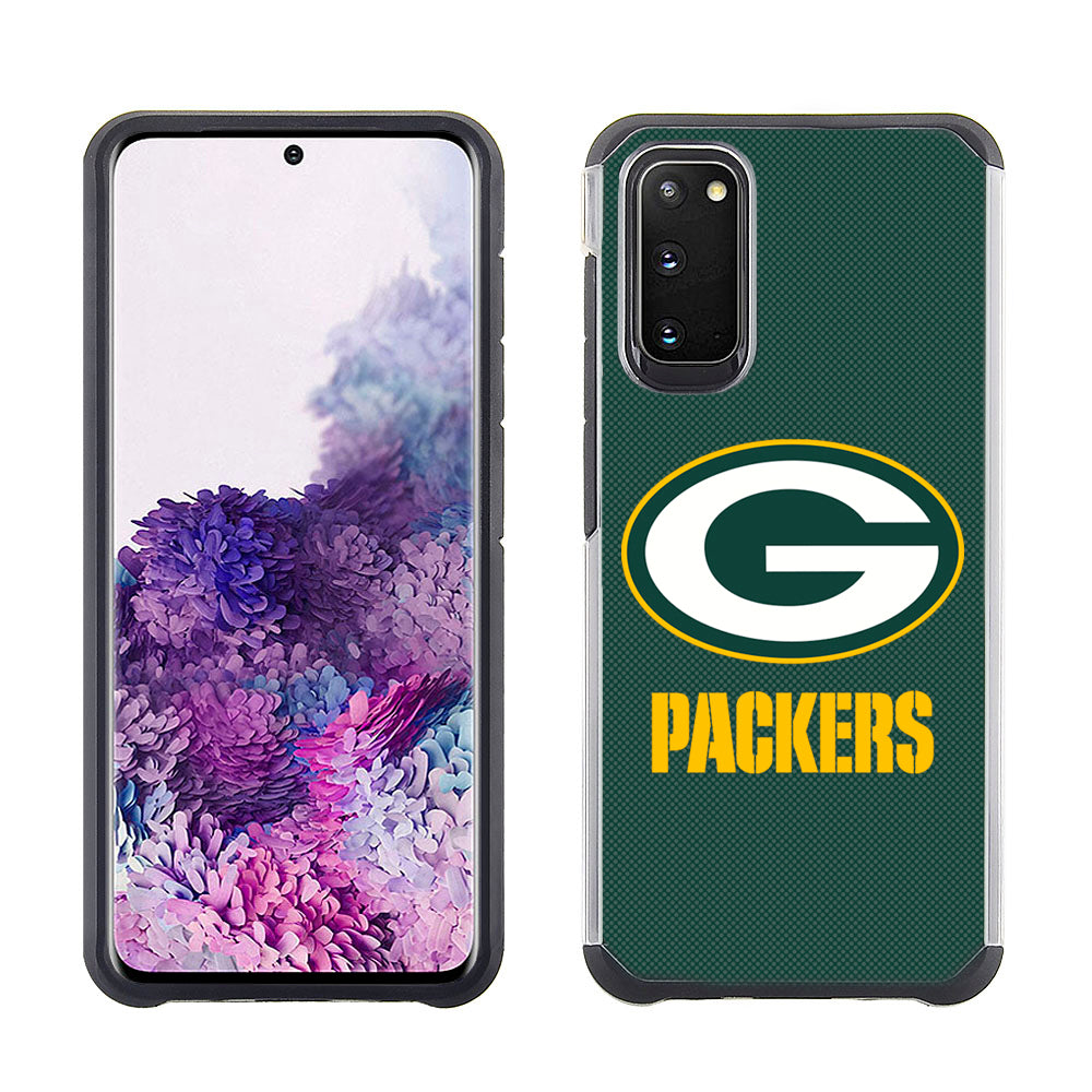 PBG NFL Licensed Green Bay Packers Textured Case for Samsung Galaxy S20