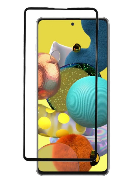 GSA Black Edged Tempered Glass for Samsung Galaxy A51 5g Black