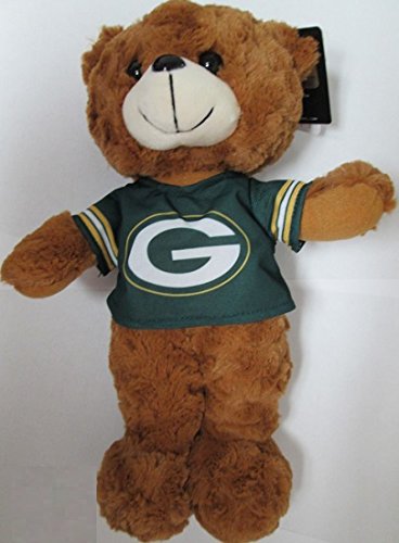 FOCO NFL Licensed Green Bay Packers Large Fuzzy Uniform Bear Edition