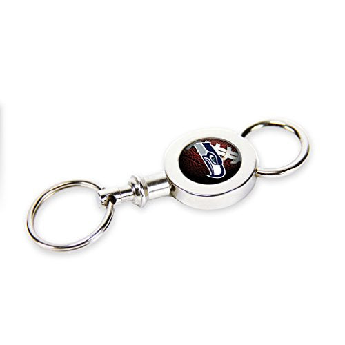 Rico NFL Officially Licensed Seattle Seahawks Quick Release Valet Keychain