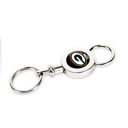 Rico NFL Officially Licensed Green Bay Packers Quick Release Valet Keychain