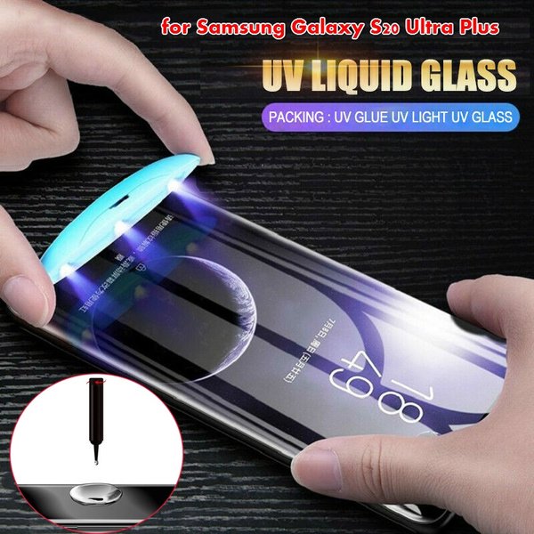 GSA Full Curved Tempered Glass For Samsung Galaxy S20 Plus 5G (UV Light & Glue)
