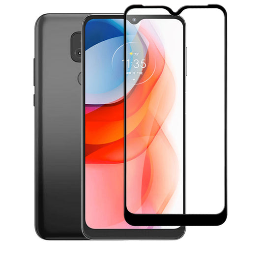 GSA Black Boarder Tempered Glass for Motorola Moto G Play 2021, XT2093 Clear