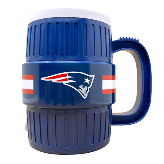 PA NFL New England Patriots Water Cooler Mug, Team Colors, 44-Ounces