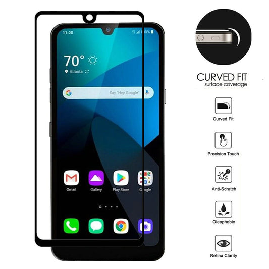 GSA Tempered Glass For LG K41, Harmony 4 & Premier Pro Plus 2020 Black Boarder