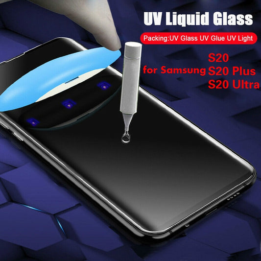 GSA Full Cover Tempered Glass for Samsung Galaxy S21 G991 (UV Light & UV Glue)