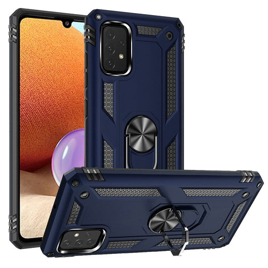 GSA Ring Kickstand Hybrid Case For Motorola Moto One 5g Moto G 5g Plus Blue