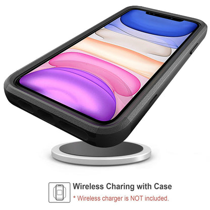 GSA Tuff Anti-Slip Hybrid Case Cover For iPhone 13 Pro Max (6.7") - Black