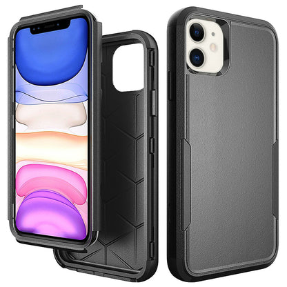 GSA Tuff Anti-Slip Hybrid Case Cover For iPhone 13 Pro Max (6.7") - Black
