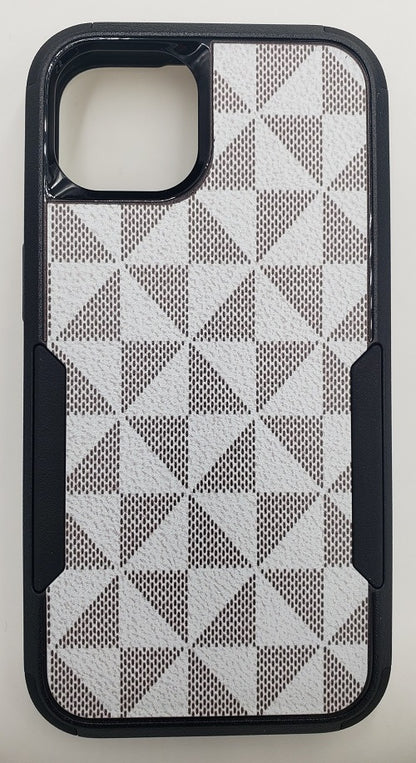 GSA Adventurer Heavy Duty Dropproof Gray Triangles Case For iPhone 13 (6.1")