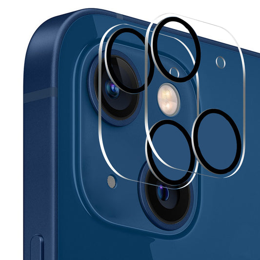 GSA Tempered Glass Camera Protector For iPhone 13 (6.1") - Clear/Black