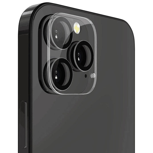 DW Back Camera Tempered Glass Protector For iPhone 13 Pro Max (6.7") - Clear/BK