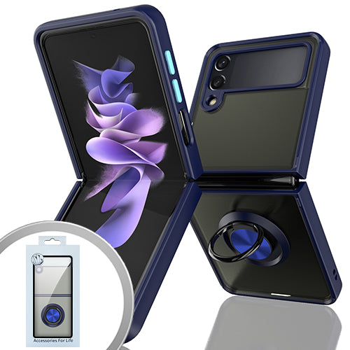 GSA Ring Hybrid case For Samsung Galaxy Z Flip 3 Black, Smoke