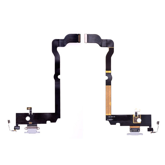 GSA Charging Port with Flex Cable for iPhone XS Max (6.5") (High Quality) - Gray