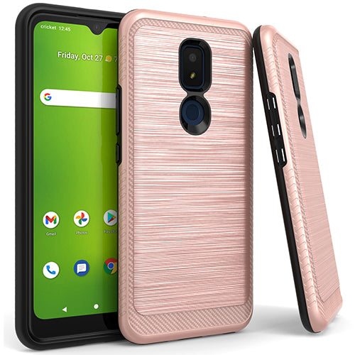 GSA Brushed Case w/Edge Design for Cricket Icon 3 - Rose Gold