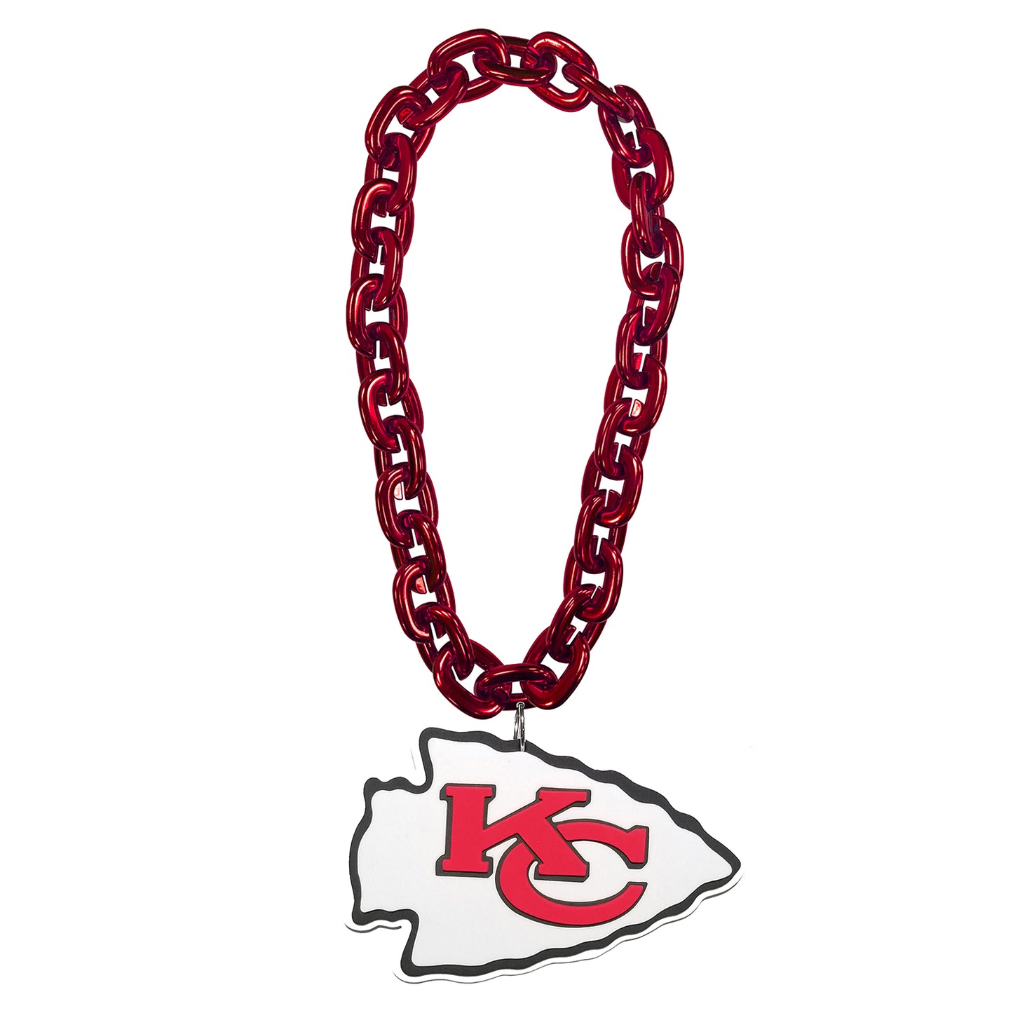 Aminco NFL Licensed Kansas City Chiefs 3D Foam Fan Chain Red