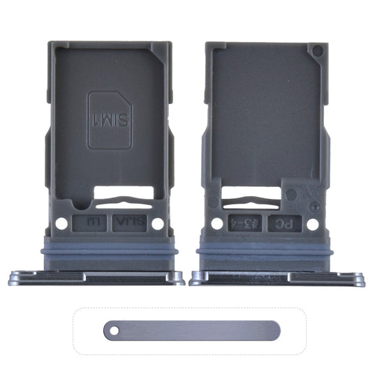 GSA Sim Card & MicroSD Tray for Samsung Galaxy S23, 23+, N911 & N916 Silver