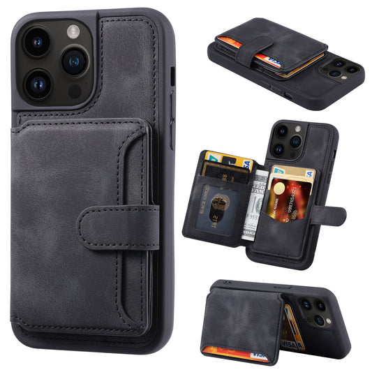 iP15P Heriatge 5CCID Wallet Blak