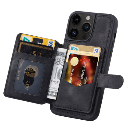 iP15P Heriatge 5CCID Wallet Blak