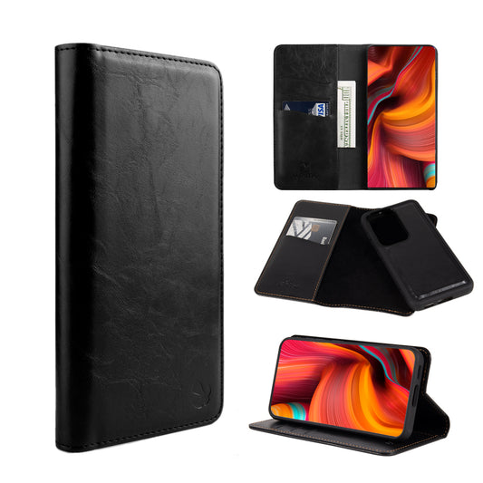 GSA Detachable Gentleman Wallet  Case for Samsung Galaxy S23 Ultra Black