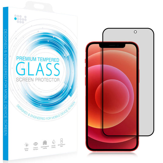 GSA 2.5D Full Coverage Privacy Tempered Glass For iPhone 15 Pro Max - Black