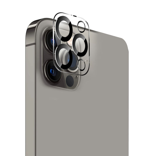 GSA Camera Lens Black Edge Tempered 2.5D For iPhone 15 Pro Max