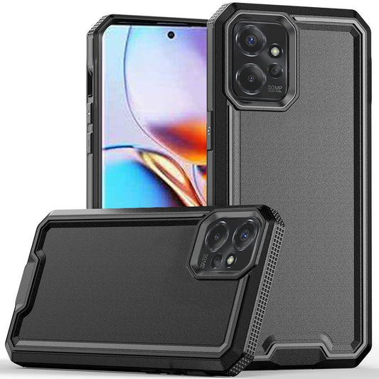 GSA Tough Fused Hybrid Case Cover For Motorola Edge Plus 2023, XT2301 - Black