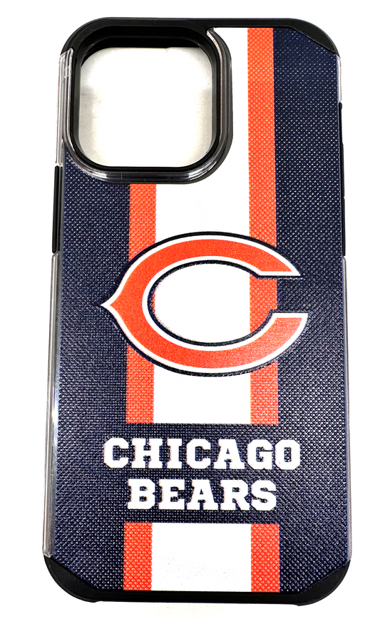 PBG NFL TXT Stripe Chicago Bear For Apple iPhone 14 Pro 6.1"