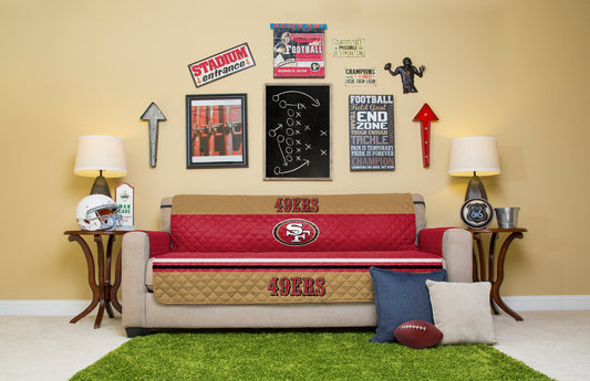 Pegasus NFL San Francisco 49ers Sofa Protector Cover New Design