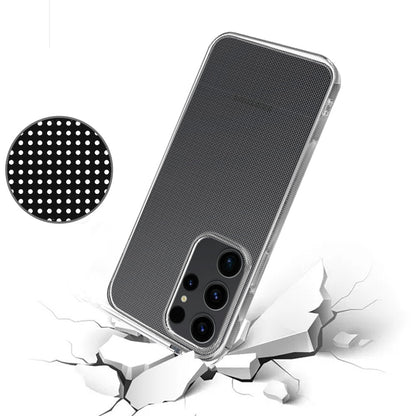 GSA Minimalistic Transparent Clear Thick TPU Case For Samsung Galaxy s24 Ultra - Clear
