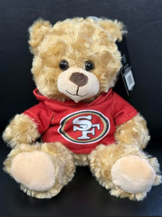 GC NFL San Francisco 49ers  9 inch Rally Man Hoodie Shirt Bear