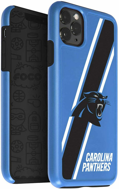 FOCO NFL Carolina Panthers Hybrid Impact for iPhone 11 Pro, X & XS (5.8")