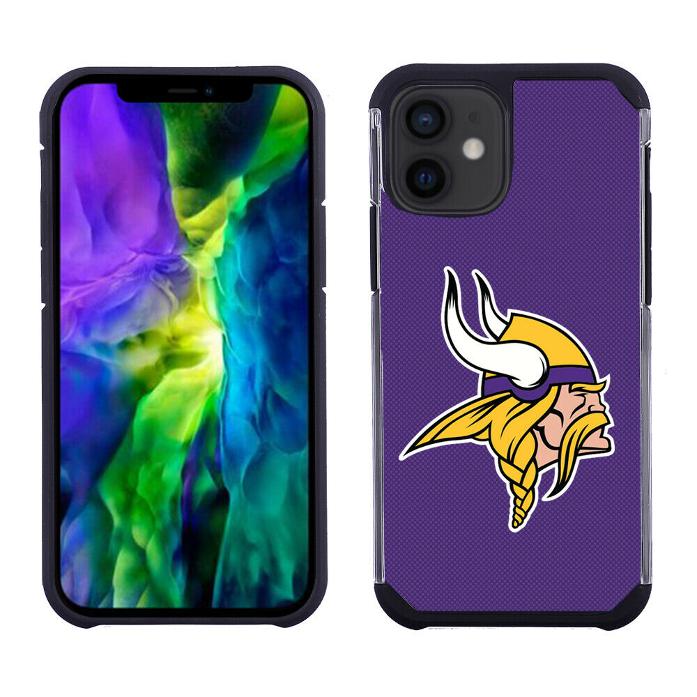 PBG NFL Minnesota Vikings Textured Case for iPhone 12 & 12 Pro (6.1")