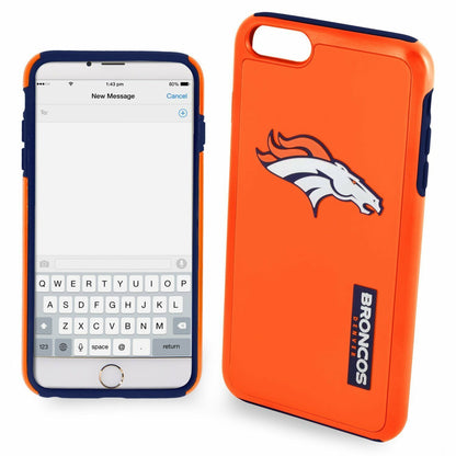 FOCO NFL Denver Broncos Dual Hybrid Case For iPhone 6 Plus & 6s Plus (5.5")